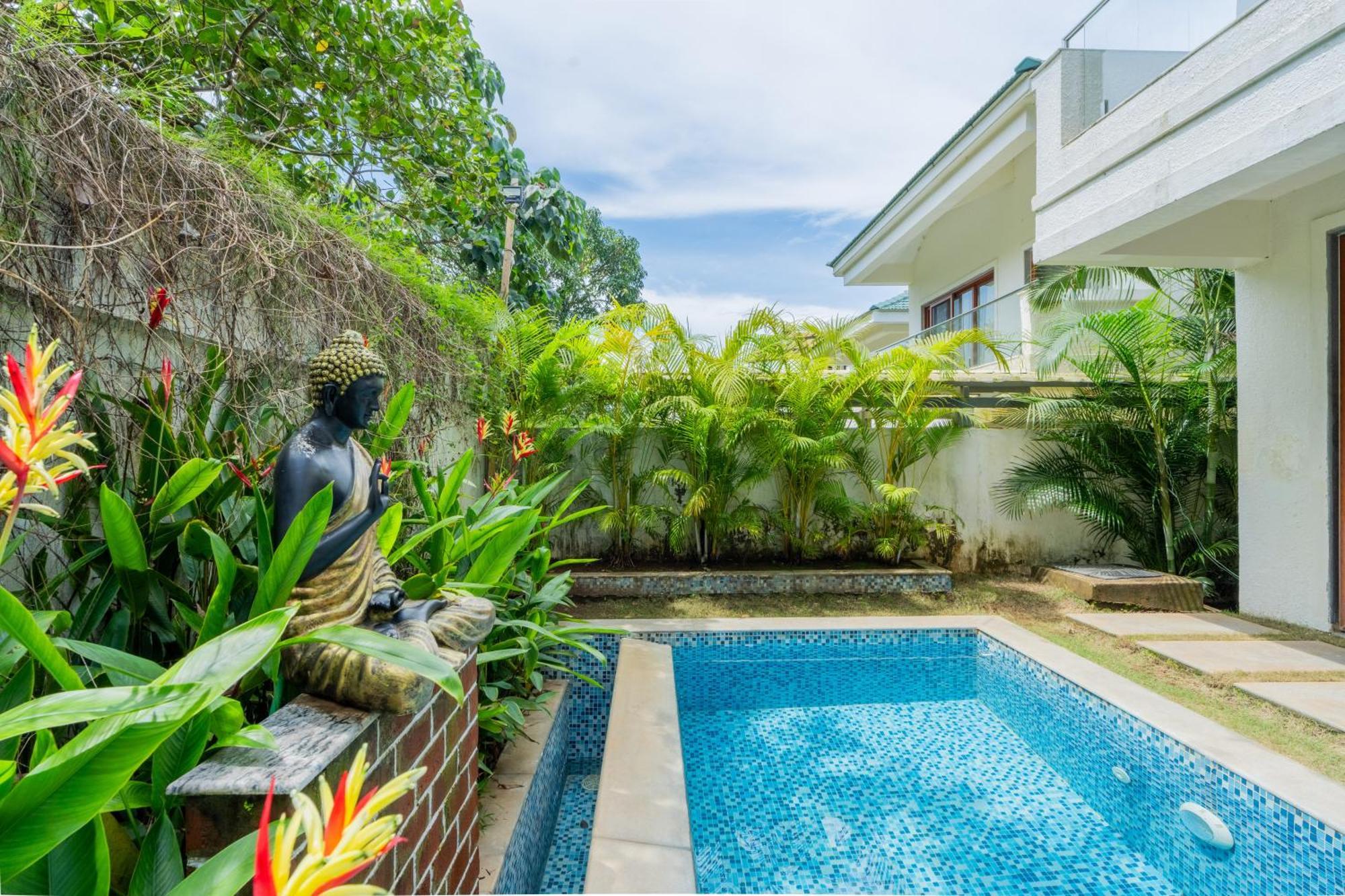 Elivaas 3 Bhk Pvt Pool & Bar - Villa Valerie Oxel المظهر الخارجي الصورة