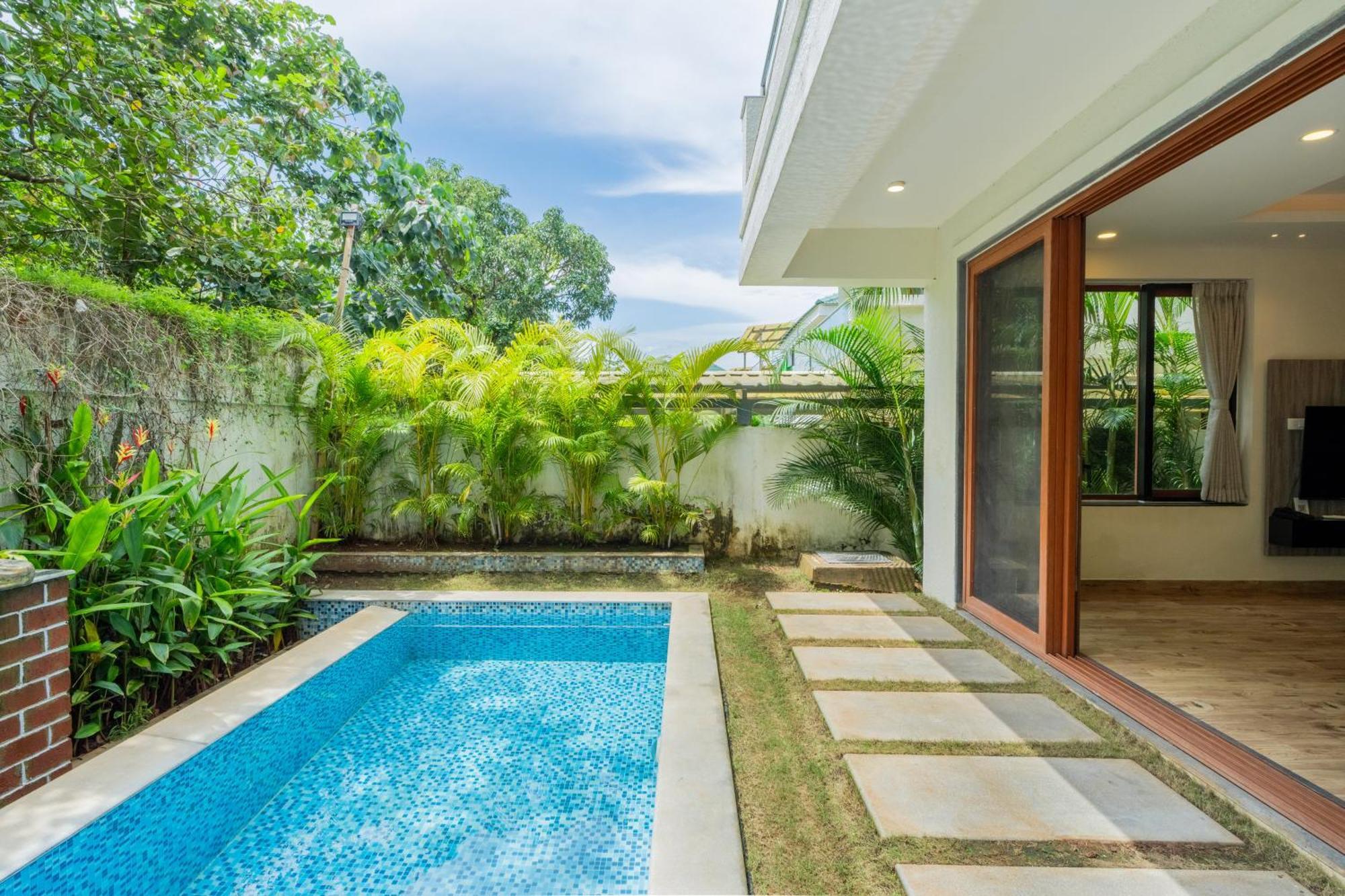 Elivaas 3 Bhk Pvt Pool & Bar - Villa Valerie Oxel المظهر الخارجي الصورة