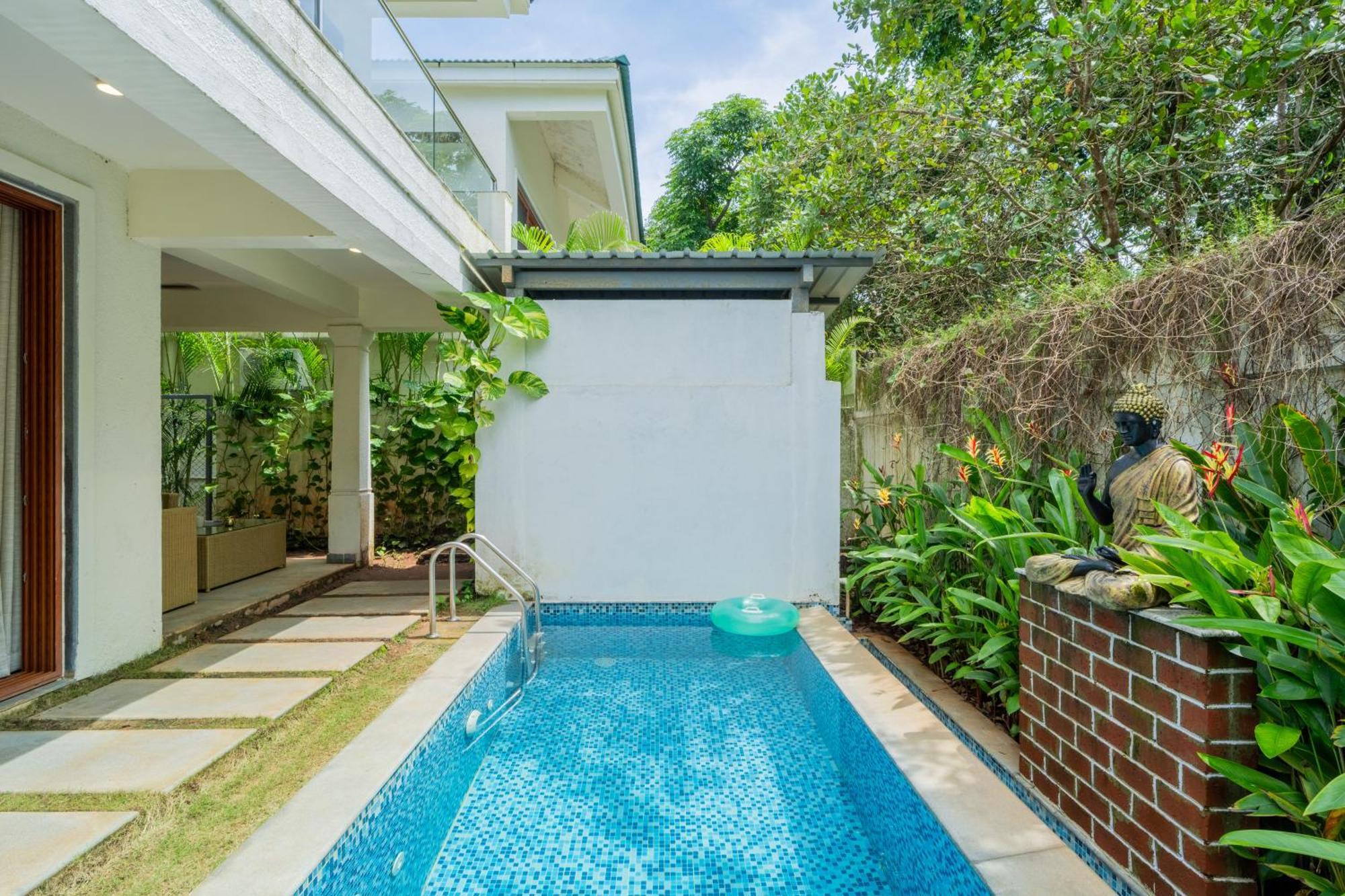 Elivaas 3 Bhk Pvt Pool & Bar - Villa Valerie Oxel المظهر الخارجي الصورة