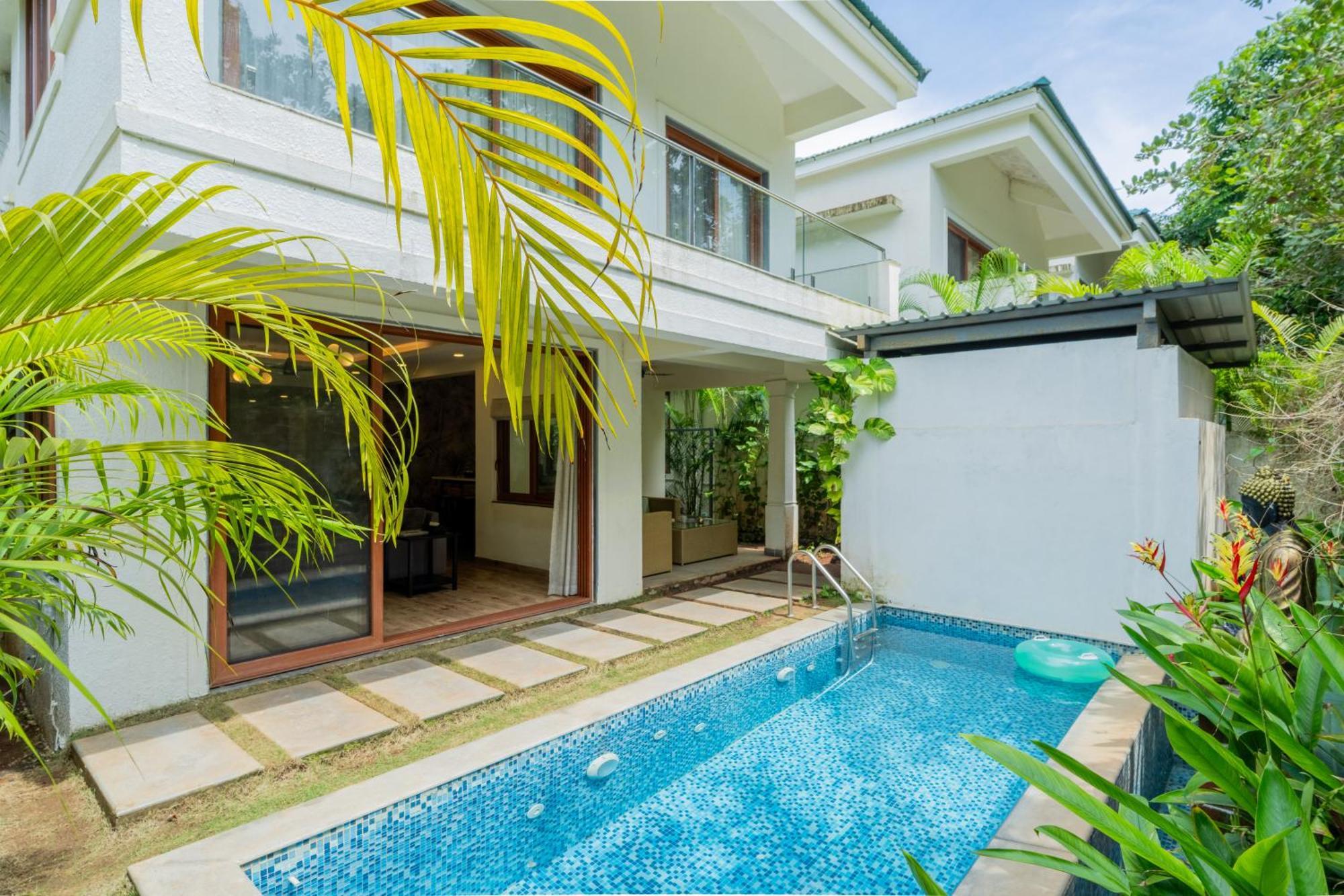 Elivaas 3 Bhk Pvt Pool & Bar - Villa Valerie Oxel المظهر الخارجي الصورة