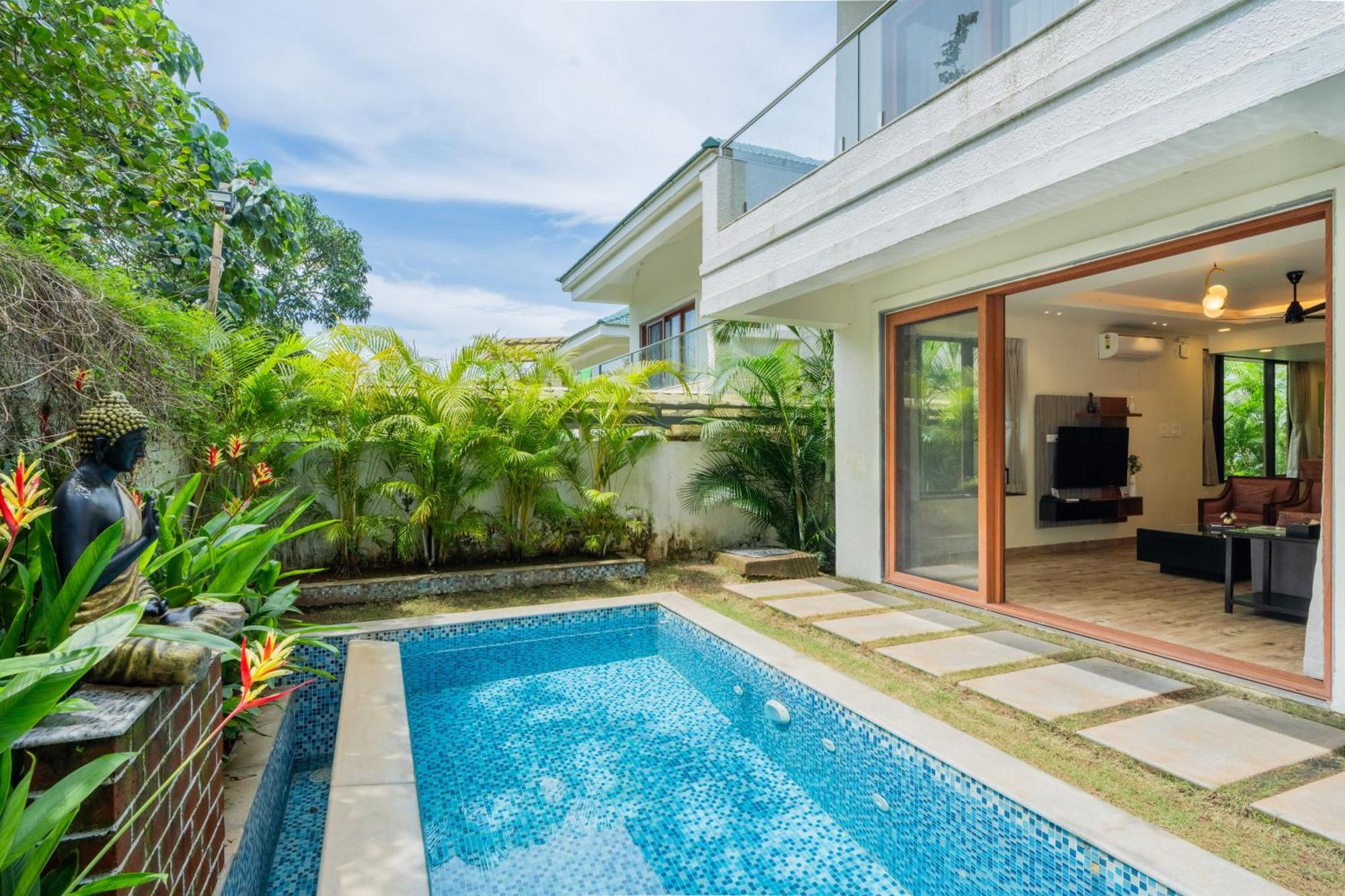 Elivaas 3 Bhk Pvt Pool & Bar - Villa Valerie Oxel المظهر الخارجي الصورة
