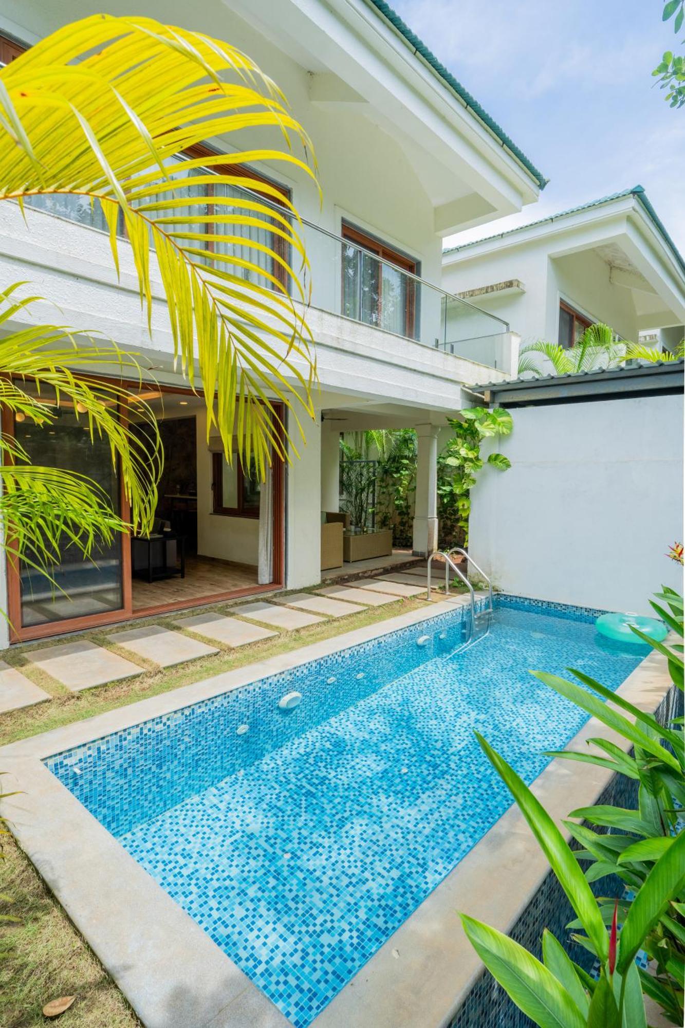 Elivaas 3 Bhk Pvt Pool & Bar - Villa Valerie Oxel المظهر الخارجي الصورة