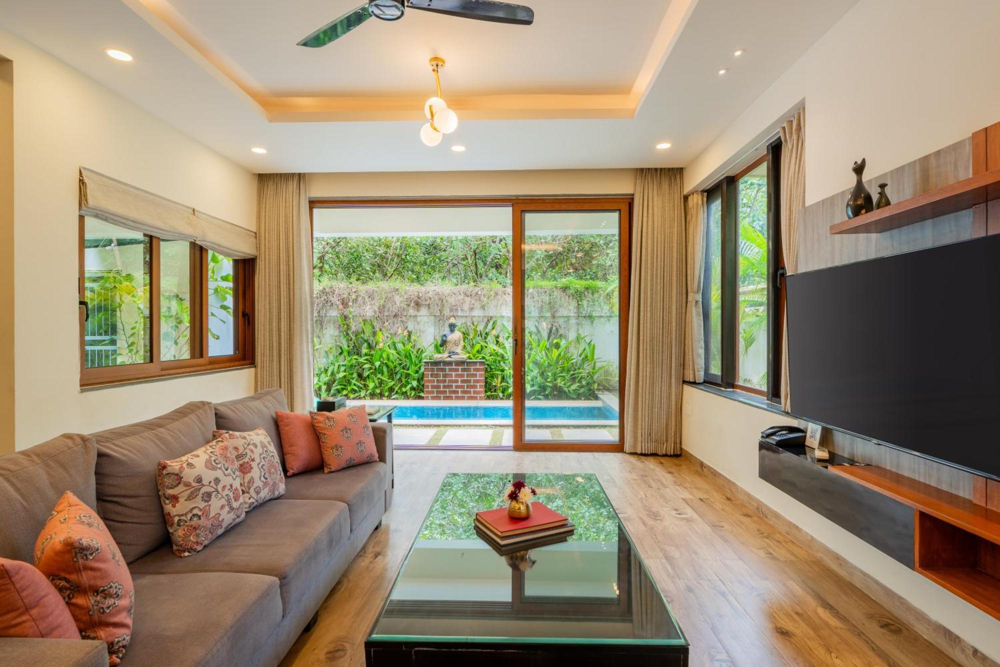 Elivaas 3 Bhk Pvt Pool & Bar - Villa Valerie Oxel المظهر الخارجي الصورة