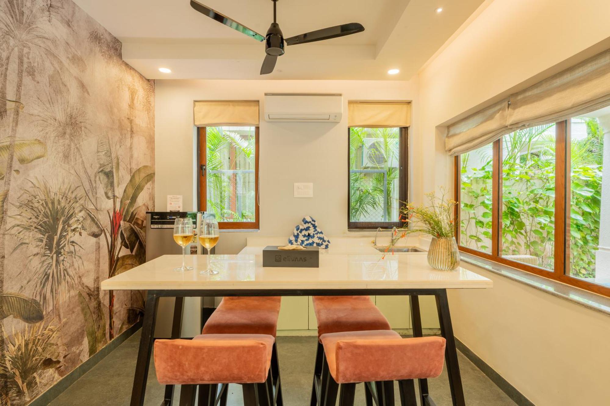 Elivaas 3 Bhk Pvt Pool & Bar - Villa Valerie Oxel المظهر الخارجي الصورة