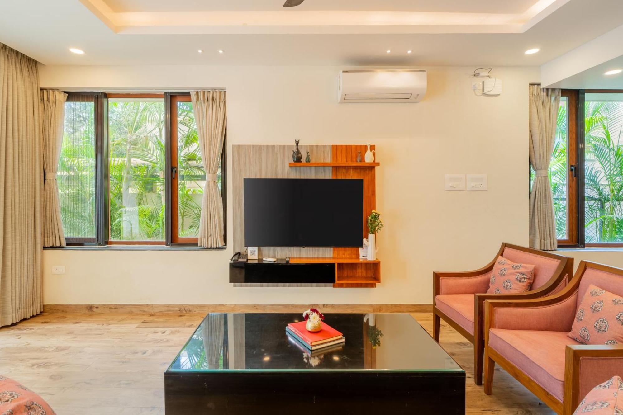 Elivaas 3 Bhk Pvt Pool & Bar - Villa Valerie Oxel المظهر الخارجي الصورة