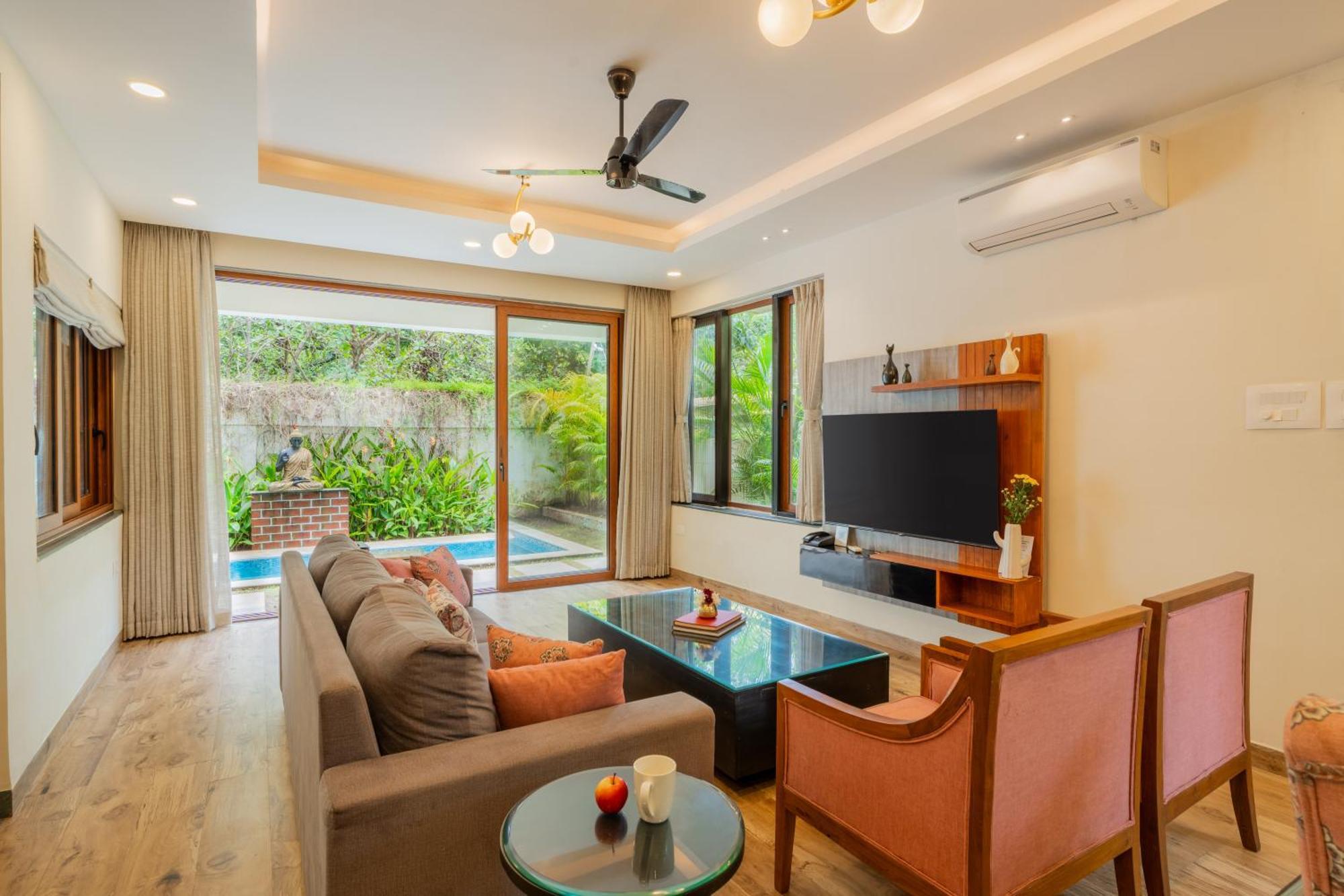 Elivaas 3 Bhk Pvt Pool & Bar - Villa Valerie Oxel المظهر الخارجي الصورة