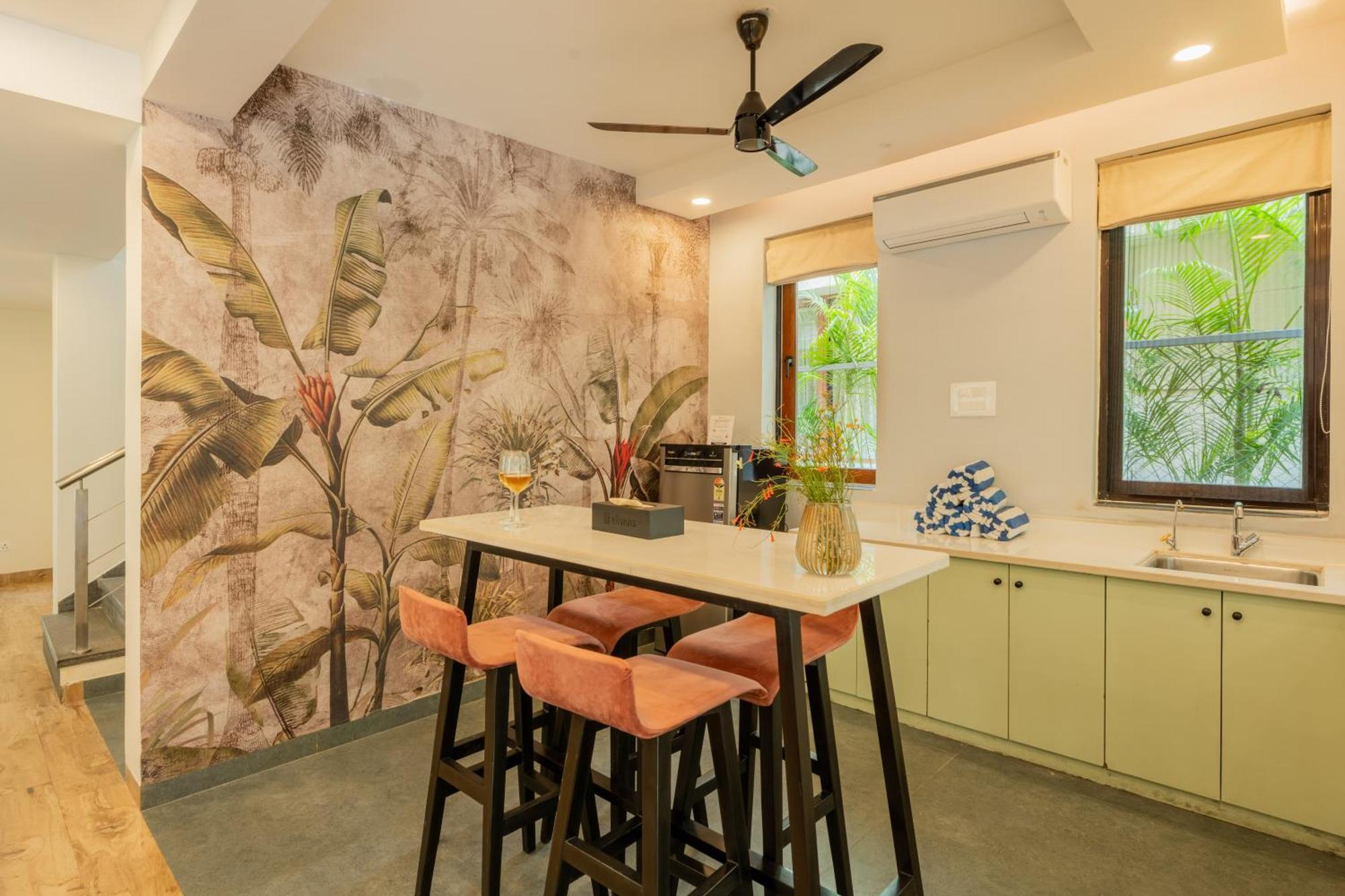 Elivaas 3 Bhk Pvt Pool & Bar - Villa Valerie Oxel المظهر الخارجي الصورة