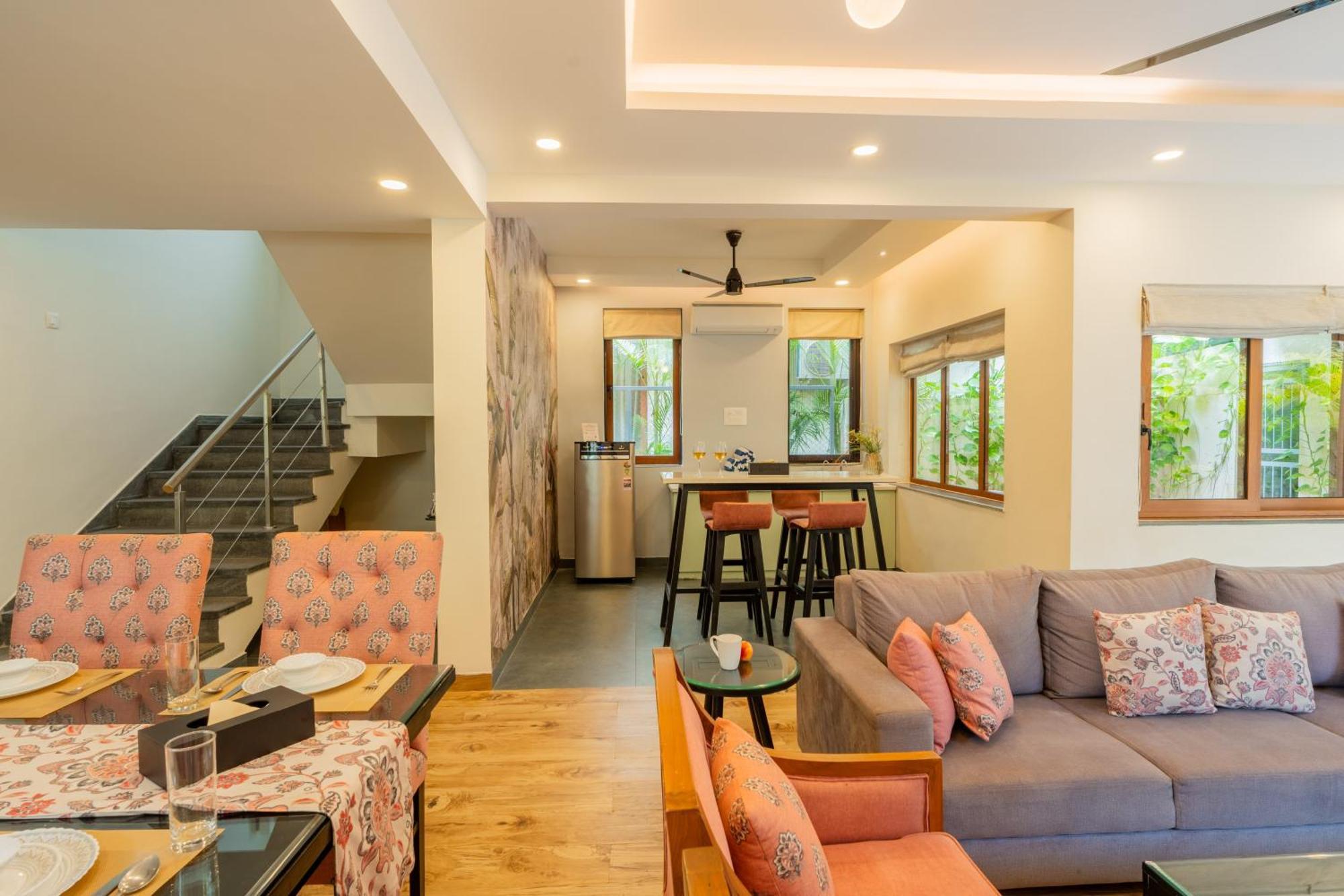 Elivaas 3 Bhk Pvt Pool & Bar - Villa Valerie Oxel المظهر الخارجي الصورة