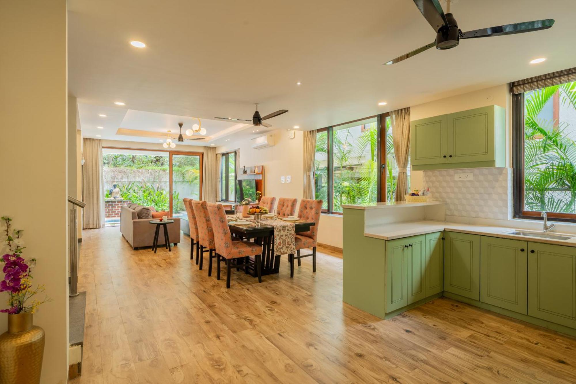 Elivaas 3 Bhk Pvt Pool & Bar - Villa Valerie Oxel المظهر الخارجي الصورة