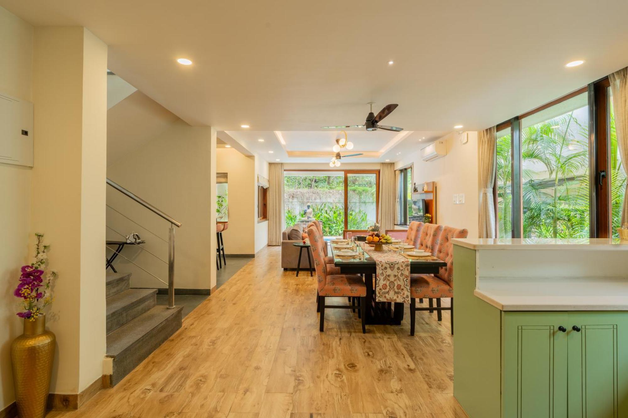 Elivaas 3 Bhk Pvt Pool & Bar - Villa Valerie Oxel المظهر الخارجي الصورة
