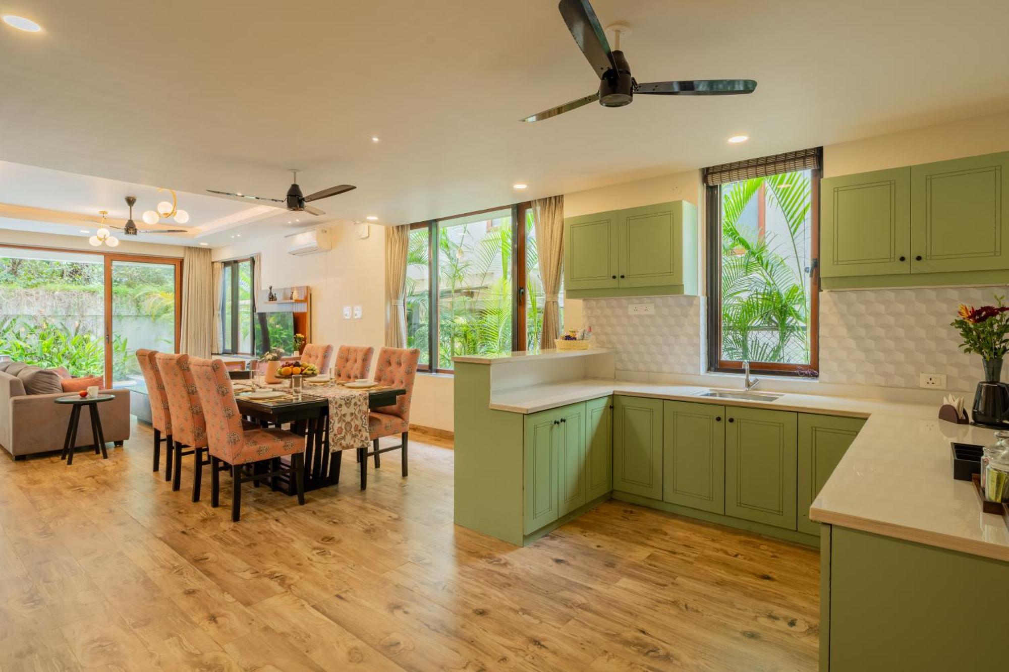 Elivaas 3 Bhk Pvt Pool & Bar - Villa Valerie Oxel المظهر الخارجي الصورة
