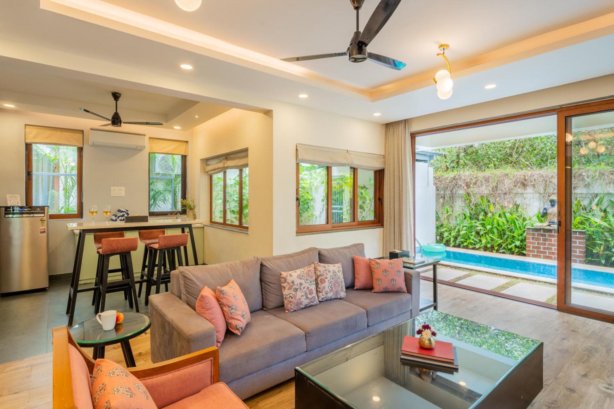Elivaas 3 Bhk Pvt Pool & Bar - Villa Valerie Oxel المظهر الخارجي الصورة