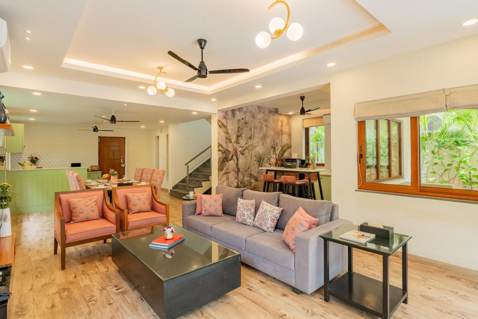 Elivaas 3 Bhk Pvt Pool & Bar - Villa Valerie Oxel المظهر الخارجي الصورة