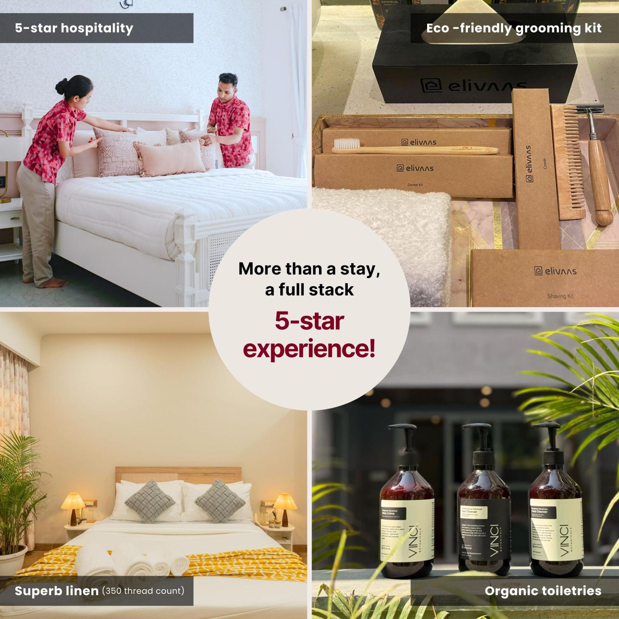 Elivaas 3 Bhk Pvt Pool & Bar - Villa Valerie Oxel المظهر الخارجي الصورة